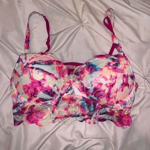 PINK push up bralette